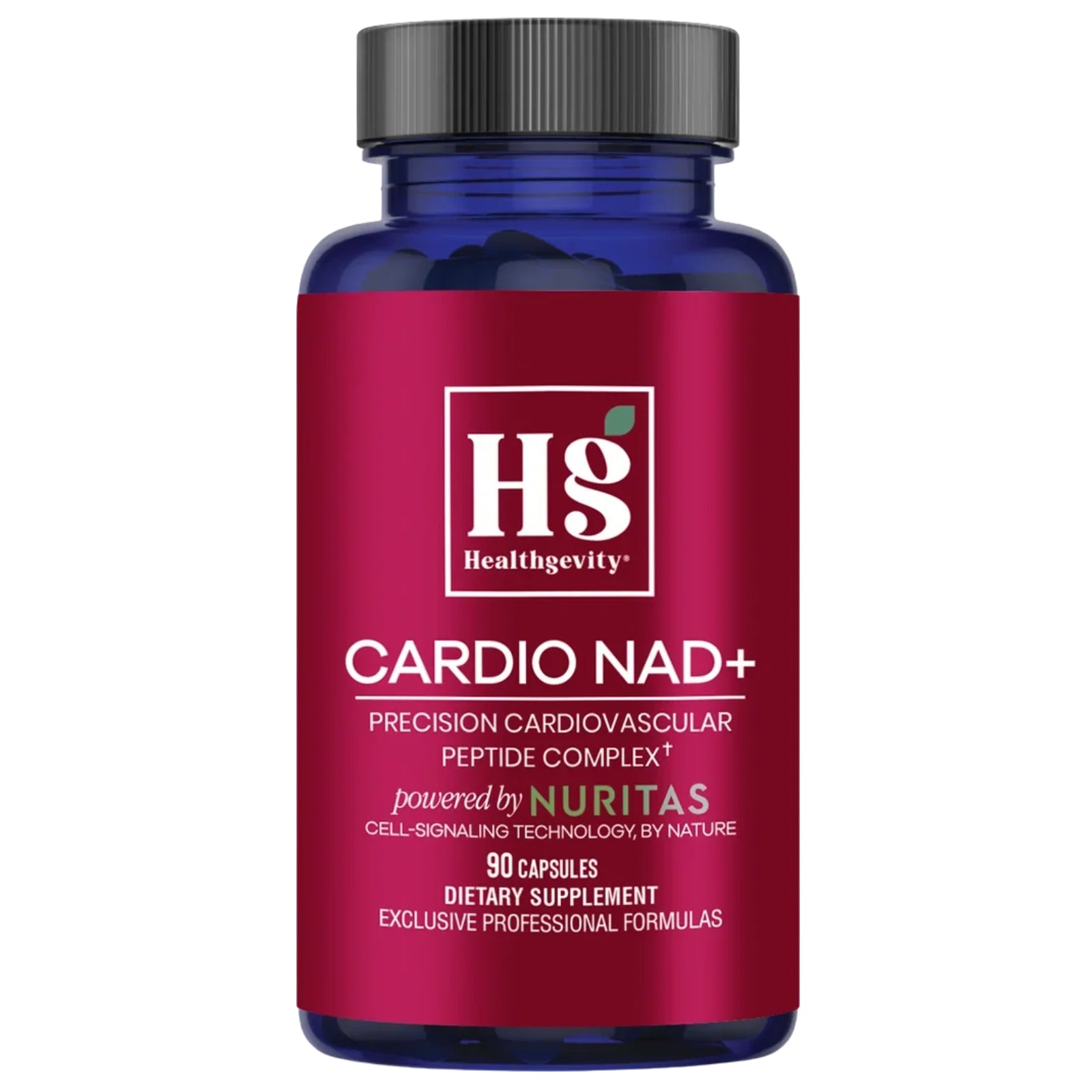 Healthgevity, Cardio NAD+, 90 Capsules UPC 792105240213 | Hilife Vitamins